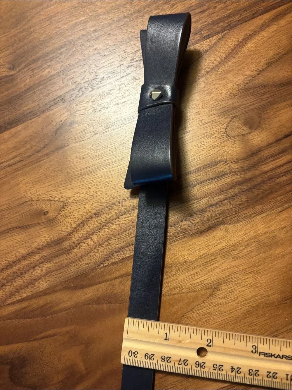 NEW. kate spade NY Navy Bow Belt - XL